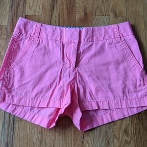 J. Crew Pink Chino Shorts